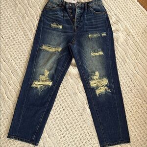 Sandrine Eco High Rise Blue Jeans